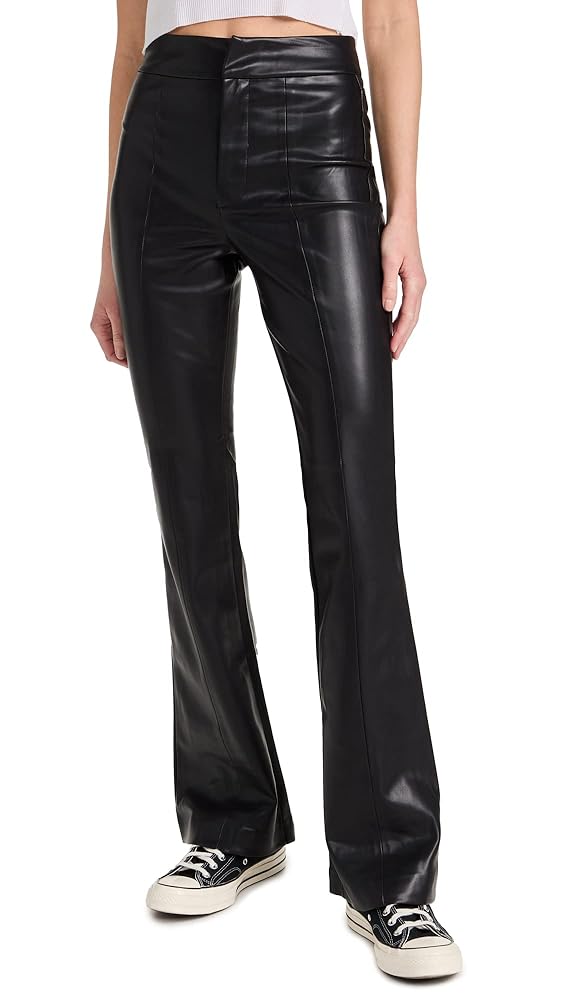 BLANKNYC] Womens Vegan Leather High Rise Pants, Stand Out